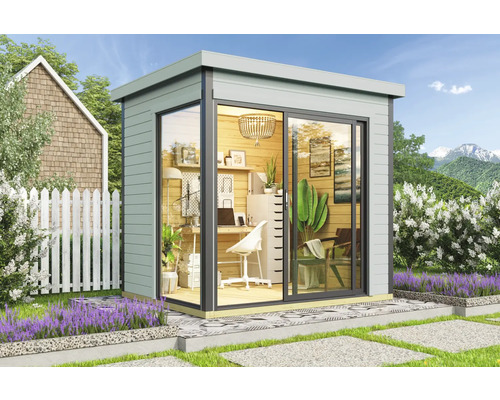 Outdoor Life Gartenhaus Domeo Mini inkl. Fussboden 250x200 cm gletschergrün