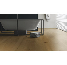 Parquet en bois véritable FRIENDS by ter Hürne HyWood Smilla chêne plancher de maison de campagne brossé 2197 x 205 x 10,5 mm