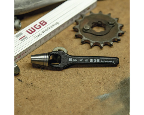 Emporte-pièce 10 mm avec le logo WGB
