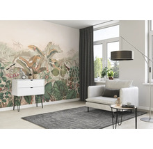 Papier peint panoramique intissé 543667 Curiosity jungle terre cuite 6 pces 318 x 300 cm