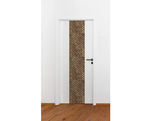 Porte intérieure blanche avec décor