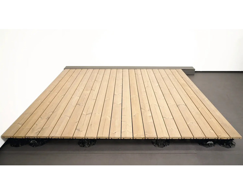 Holzterrasse mit Unterkonstruktion