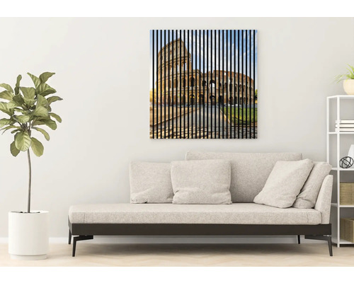 Tableau mural avec une illustration du Colisée de Rome