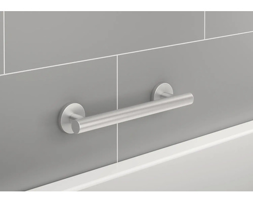 Barre d''appui en acier inoxydable dans la salle de bain