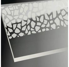 Dekorplatte aus Acrylglas mit Muster