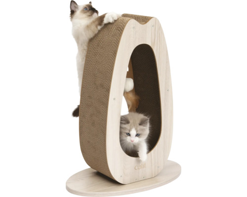 Arbre à chat avec deux chats