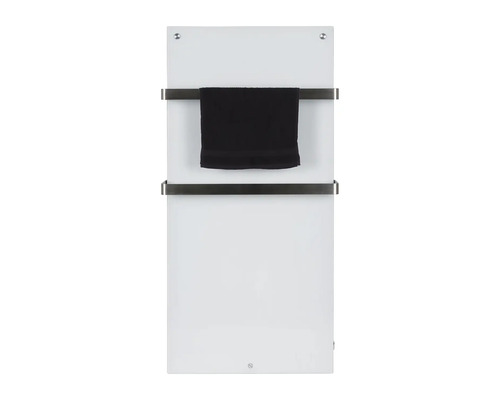 Sèche-serviettes avec porte-serviettes et serviette