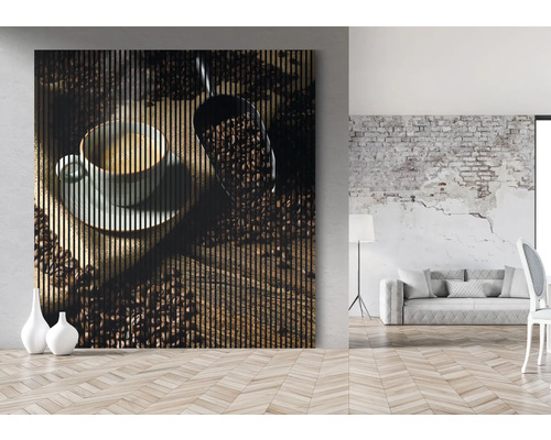 Panneau mural avec motif de café pour la décoration intérieure