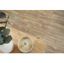 PVC-Boden Maxima Holzdielenoptik Eiche hell 662M Dielen 17x150 cm 200 cm breit (Meterware)