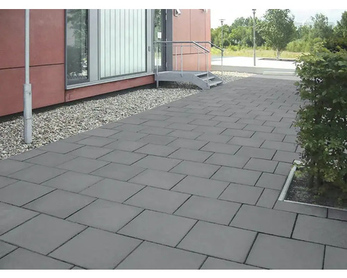 Espace extérieur avec pavés