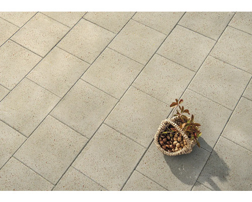 Beton Terrassenplatte iStone Brillant karamel-beige 40 x 40 x 4 cm