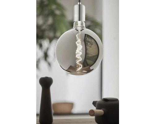 Runde Pendelleuchte mit Glühfaden