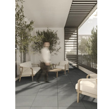 Dalle de terrasse en grès créame fin FLAIRSTONE Sand bords rectifiés 60x60x3 cm