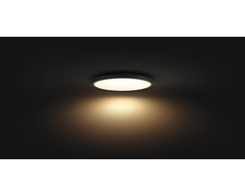 Plafonnier Philips Hue Aurelle ⌀ 39.5 cm noir - HORNBACH