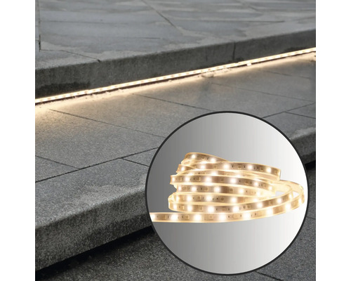 Bande LED pour éclairage décoratif des escaliers à l''extérieur