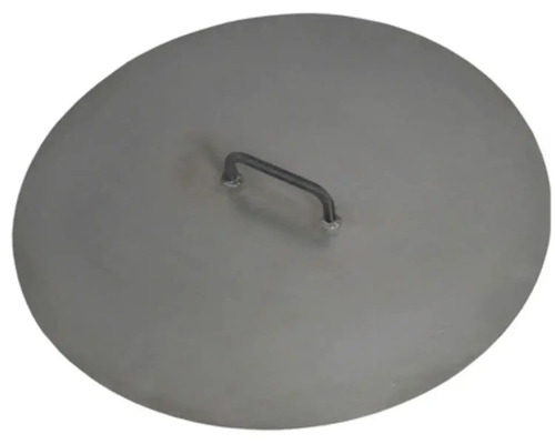 Feuerstellenabdeckung aus Metall mit Griff