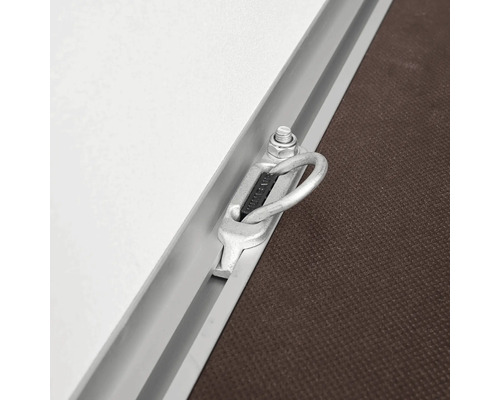 Profilé en aluminium avec écrou à anneau pour sécuriser le chargement