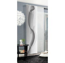 Panneau japonais Filiz impression numérique gris 60x245 cm