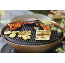 Grill avec légumes grillés et fromage halloumi