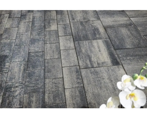 Pavés posés à l''extérieur