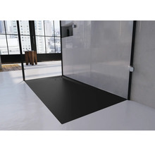 Receveur de douche KALDEWEI SUPERPLAN Secure Plus 1826-5 70 x 140 x 3.7 cm noir mat antidérapant sur toute la surface 382647982676