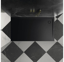Receveur de douche KALDEWEI SUPERPLAN Secure Plus 1826-5 70 x 140 x 3.7 cm noir mat antidérapant sur toute la surface 382647982676