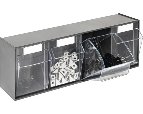 Étagère avec bacs de rangement pour le stockage de petites pièces