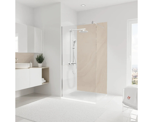 Panneau mural de douche SCHULTE DecoDesign beige grès 210 x 100 cm D1901021 551