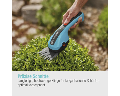 Gardena Akku Grasschere zum Schneiden von Büschen