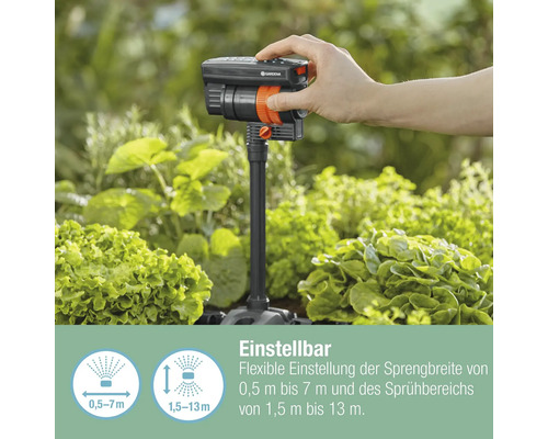 Arroseur oscillant Gardena pour l''arrosage du jardin