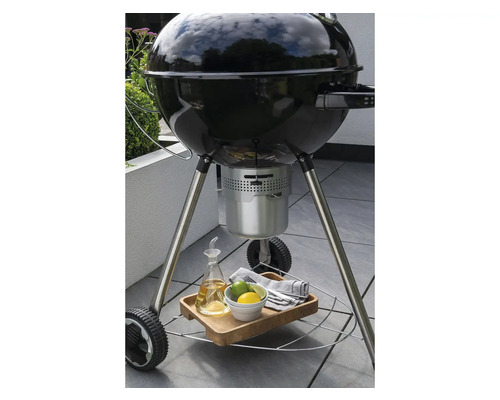 Kugelgrill mit Ablagetisch und Rädern