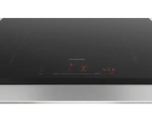 Table de cuisson à induction Siemens avec panneau de commande