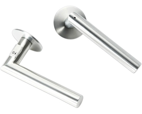 Poignée de porte en acier inoxydable avec indicateur de verrouillage