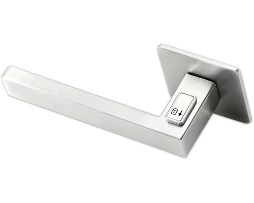 Poignée de porte en métal avec fonction de verrouillage
