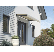 Auvent de porte d''entrée au-dessus d''une porte d''entrée sur une maison d''habitation