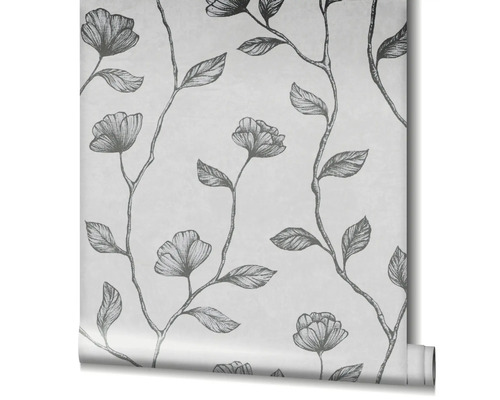 Rouleau de papier peint à motif floral