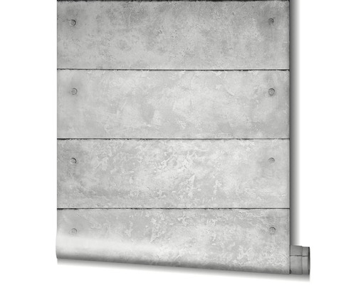 Rouleau de papier peint avec motif de plaques de béton