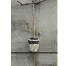 Suspension pour plantes avec motif tressé