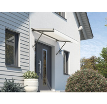 Zone d''entrée d''une maison avec un auvent de porte en plastique