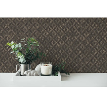 Papier peint intissé 39505-3 Jade 2 graphique or