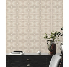 Vliestapete 39533-5 Retro Grafik beige