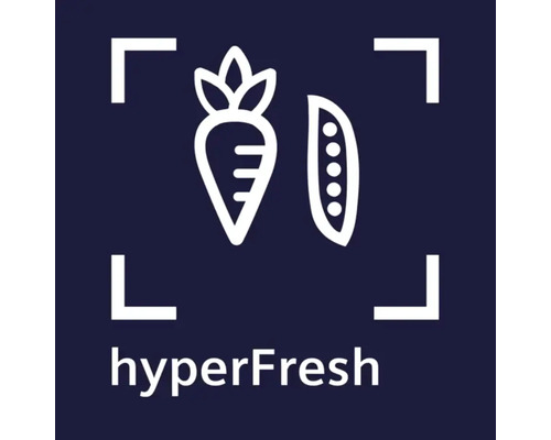 Symbole hyperFresh avec carotte et pois