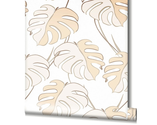 Tapetenrolle mit Monstera Blatt Muster
