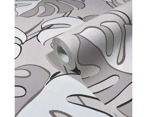 Tapetenrolle mit floralem Muster