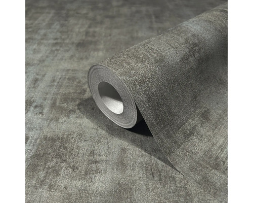 Rouleau de papier peint vinyle gris avec motif de pierre