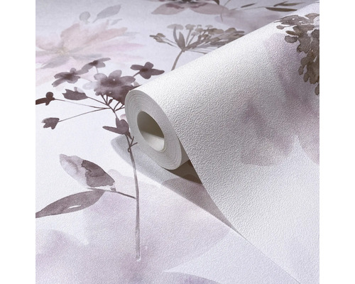 Tapetenrolle mit Blumenmuster