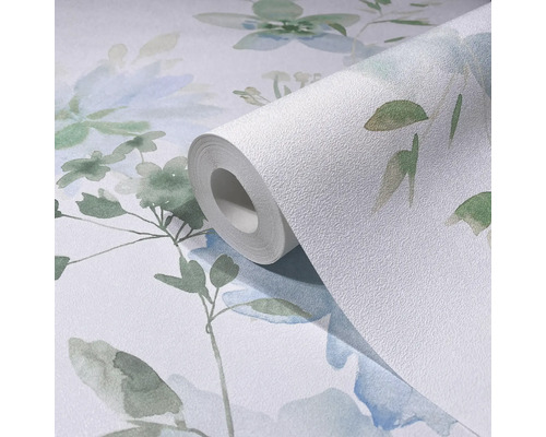 Rouleau de papier peint intissé avec motif floral