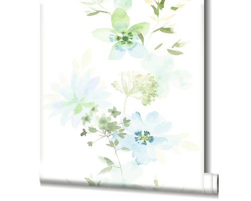 Rouleau de papier peint à motif floral