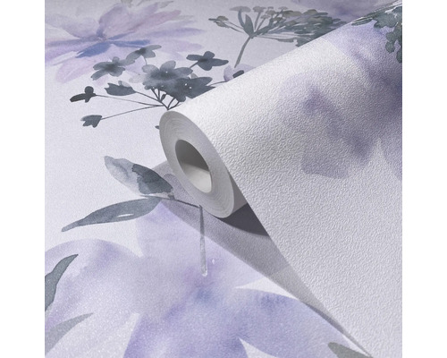 Rouleau de papier peint à motif floral