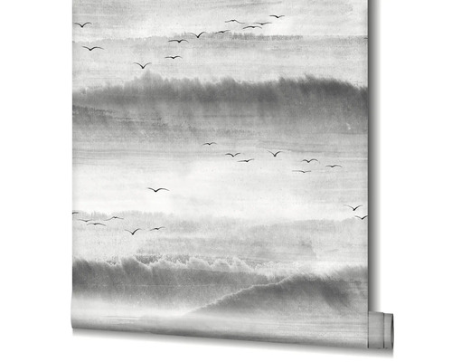 Rouleau de papier peint avec motif d''oiseaux